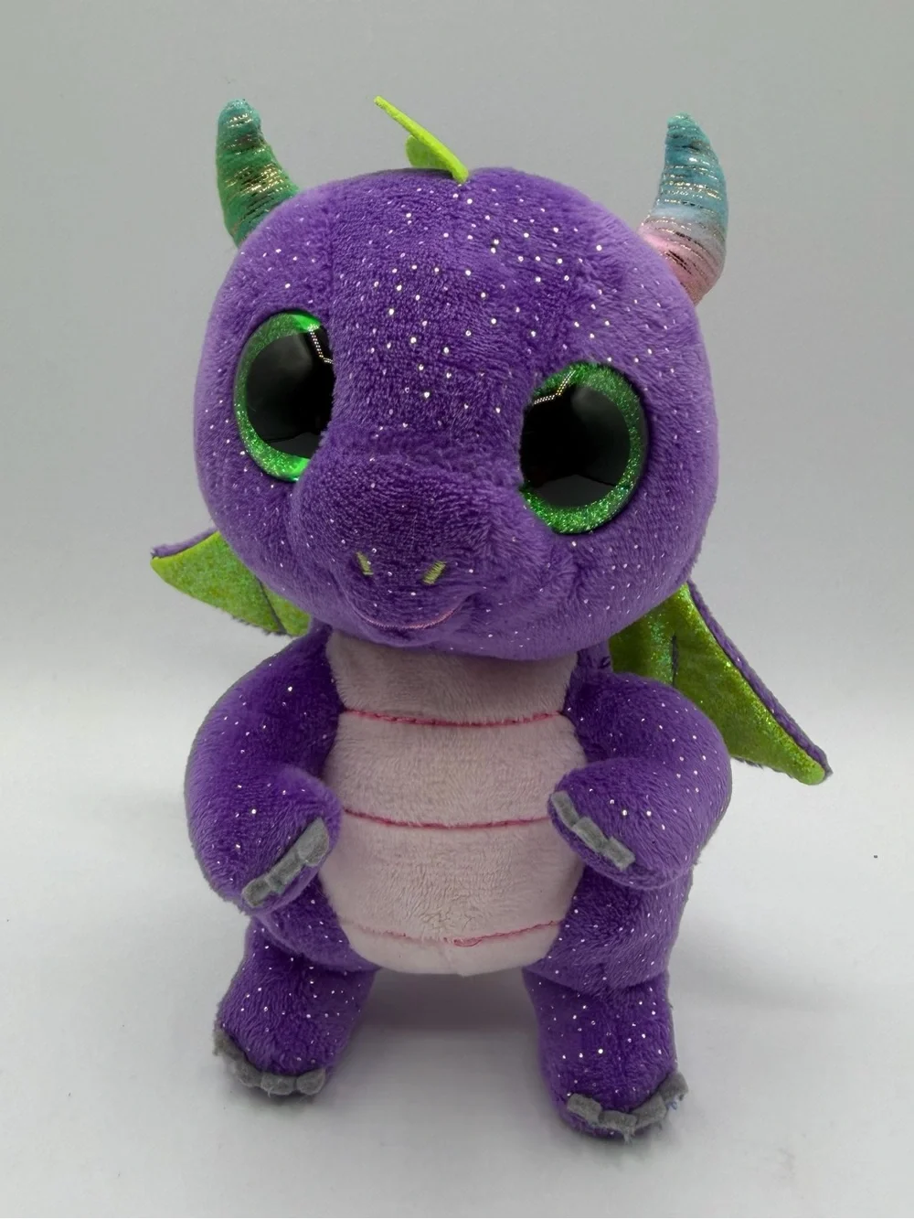 TY Beanie Boos Daphne Purple Dragon Plush 7